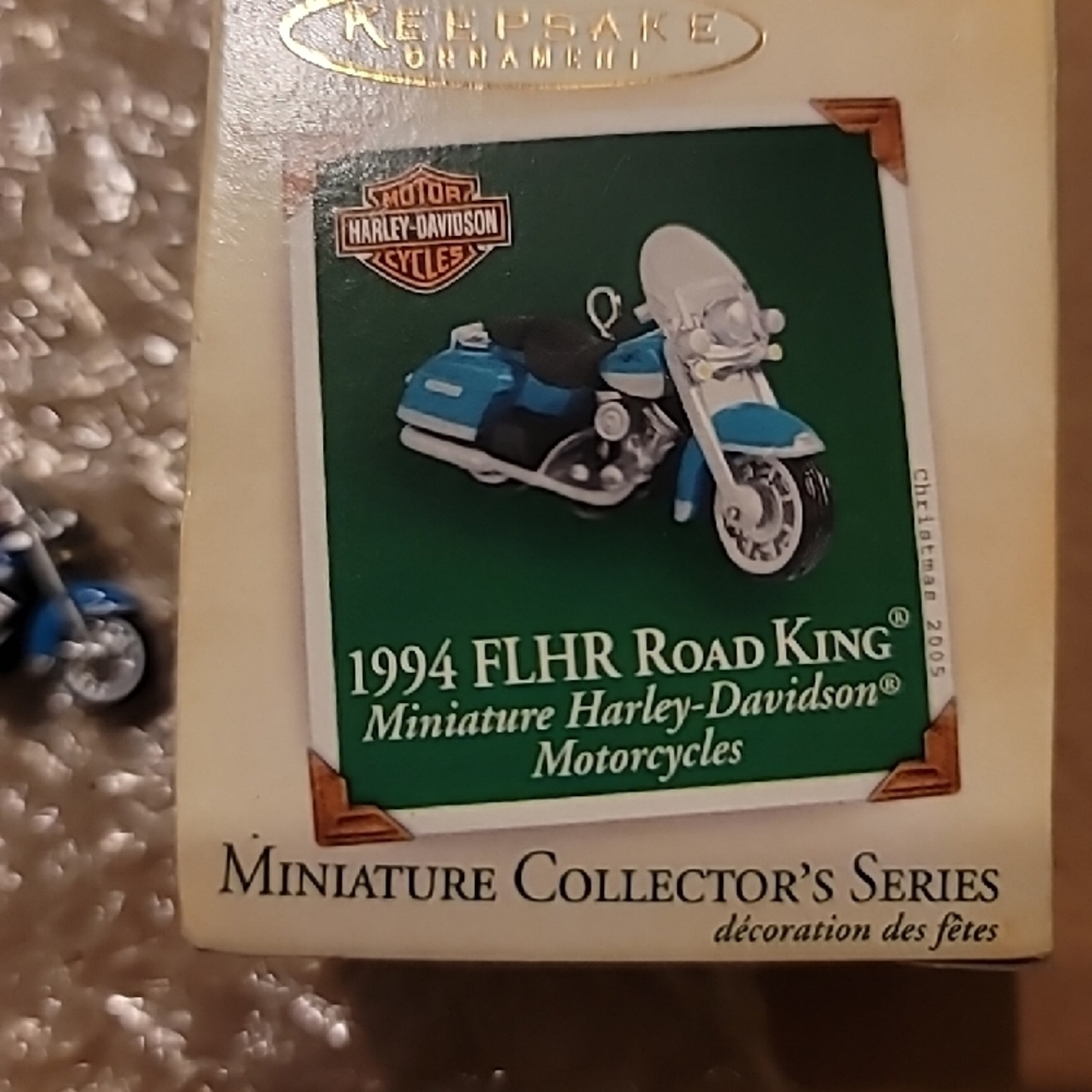 Vintage Hallmark Keepsake 1994 FLHR Road King Miniature Harley-Davidson Ornament